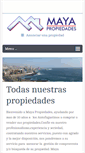 Mobile Screenshot of mayapropiedades.com